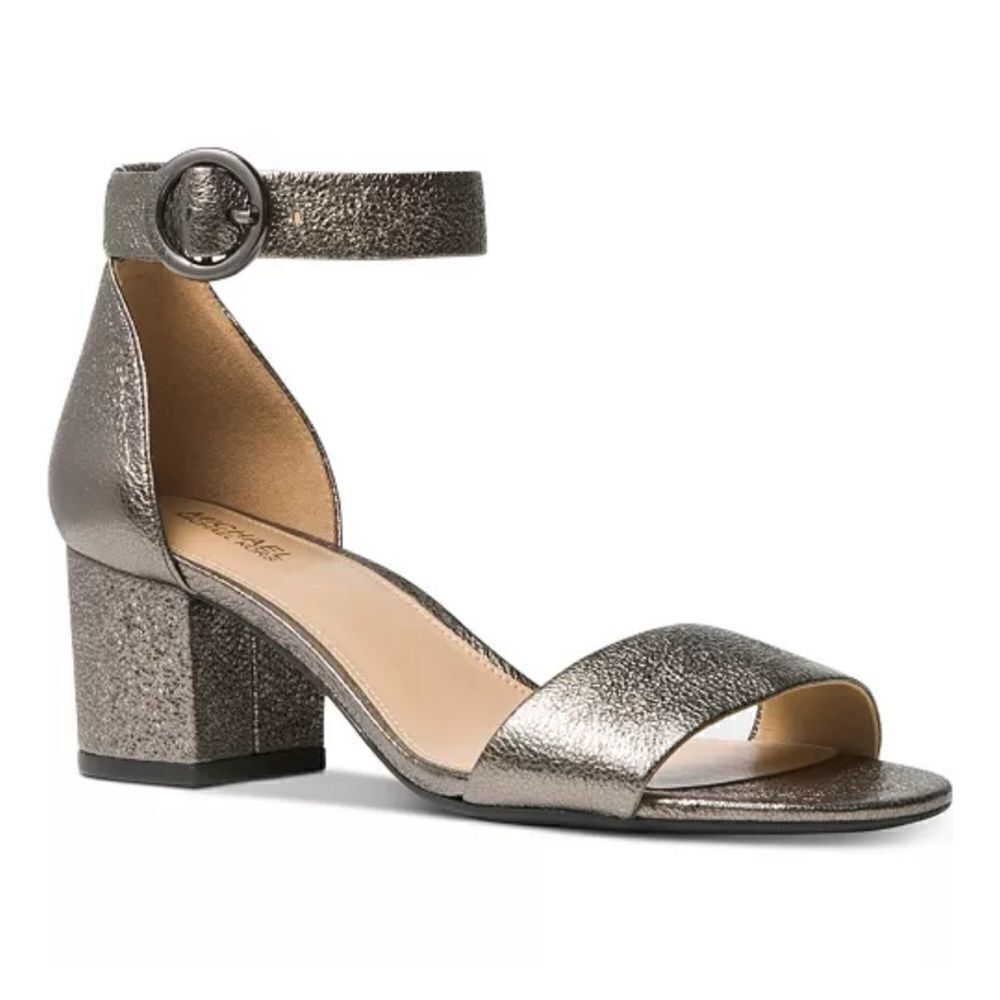 MICHAEL Michael Kors Womens Lena Flex Leather Dress Sandals